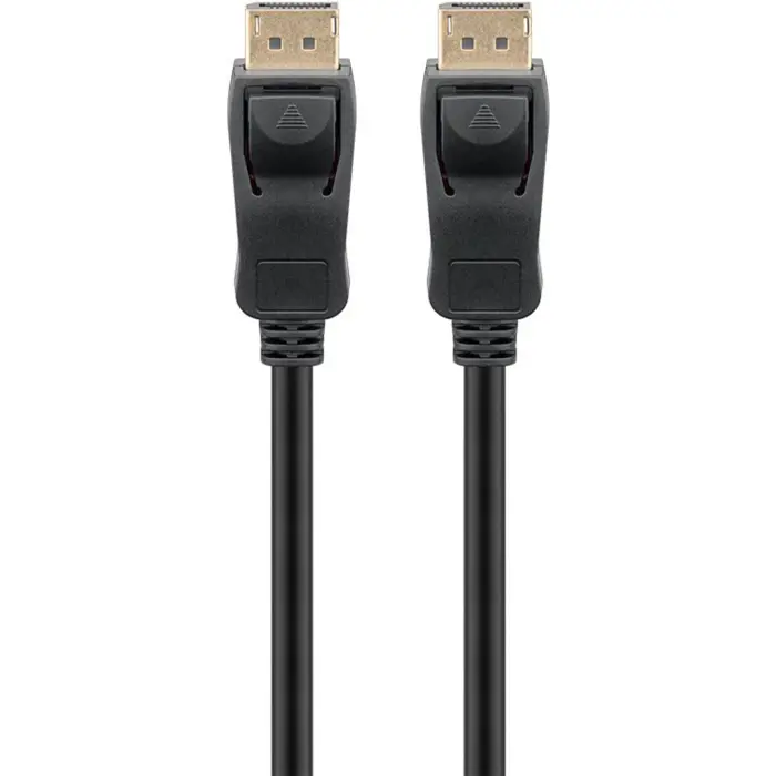 Goobay Cable DisplayPort male > DisplayPort male, 8K / 144Hz (black, 3 meters, 54 Gbit/s, DisplayPort 2.0 / 2.1)
