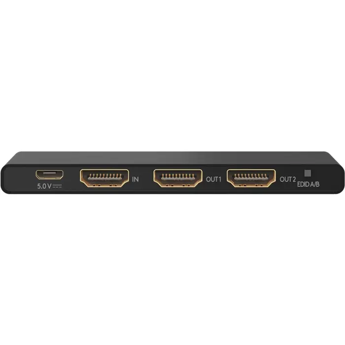 goobay HDMI Splitter 1 to 2 (4K @ 60Hz) (black)