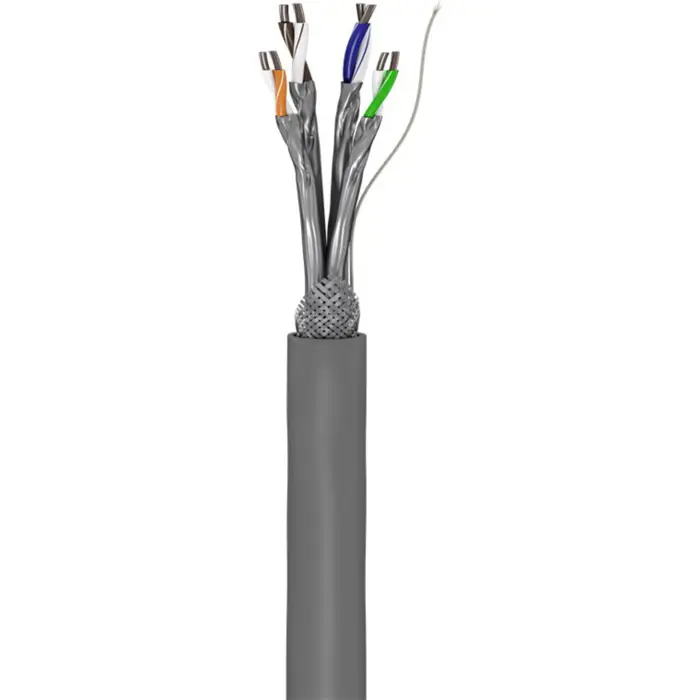 Goobay network cable Cat.6, S/FTP (PiMF) (gray, 305 meters)