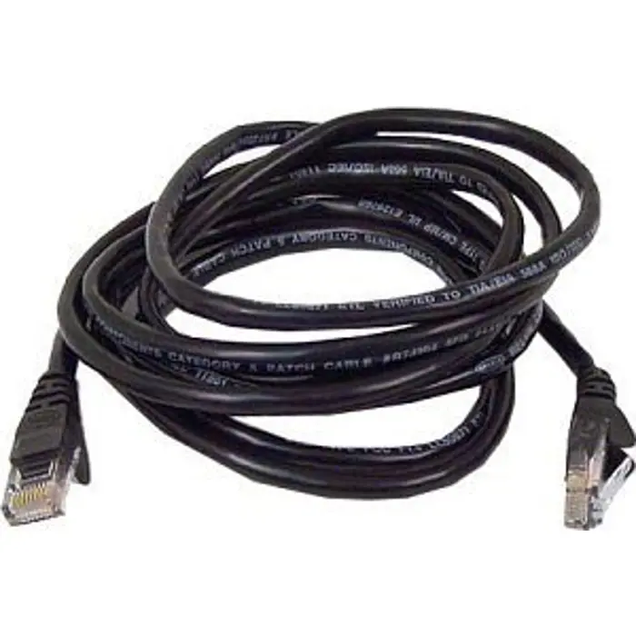 goobay Patch cable Cat6 U/UTP flat black 2,0m