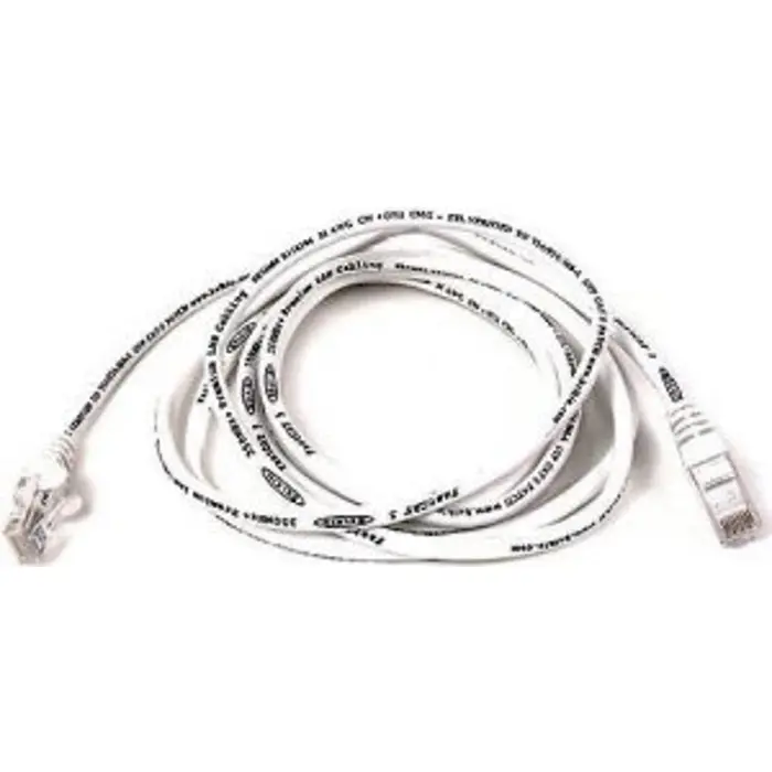 goobay Patch cable Cat6 U/UTP flat white 2,0m