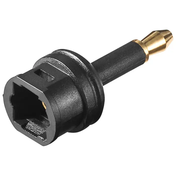 goobay Toslink-Kupplung - 3,5 mm, Adapter black