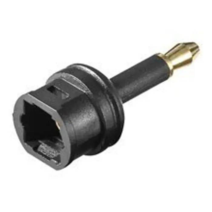 goobay Toslink-Kupplung - 3,5 mm, Adapter black