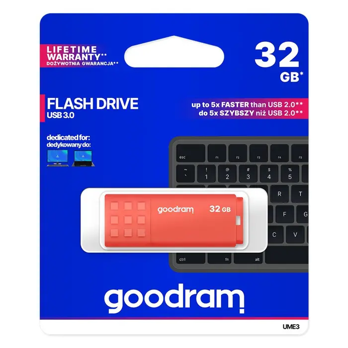 Goodram 32GB USB 3.0 USB flash drive USB Type-A Orange