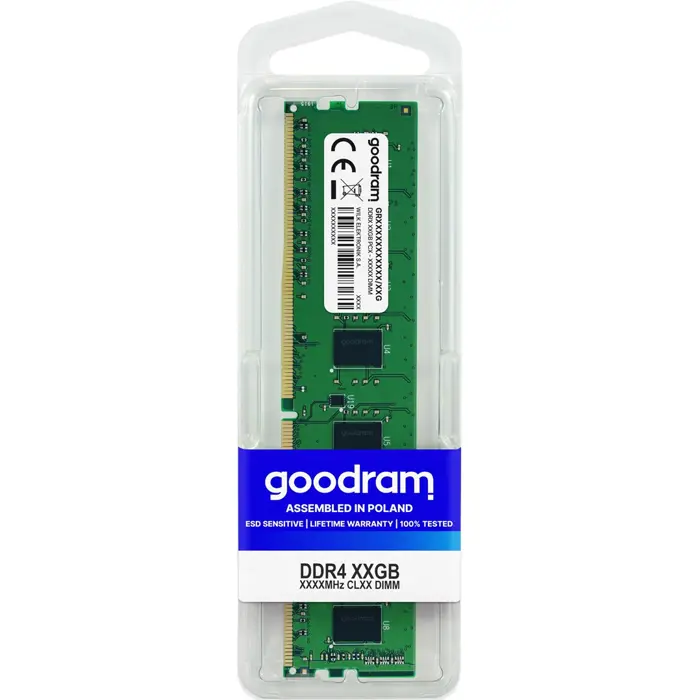 Goodram GR2666D464L19/16G memory module 16 GB DDR4 2666 MHz