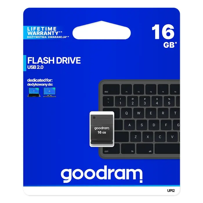 Goodram UPI2 USB flash drive 16 GB USB Type-A 2.0 Black