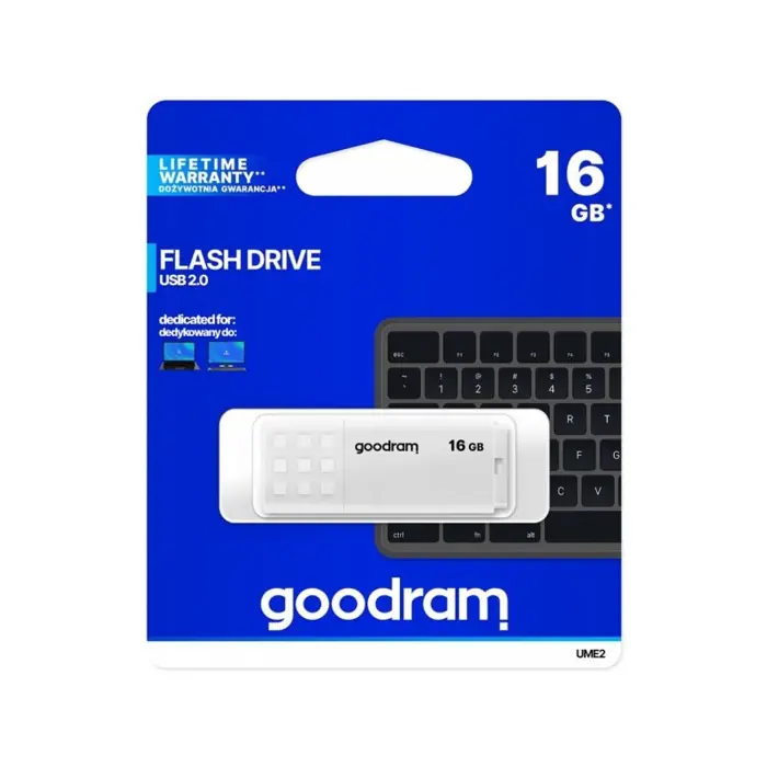 Goodram USB flash drive UME2 16GB USB Type-A 2.0 White