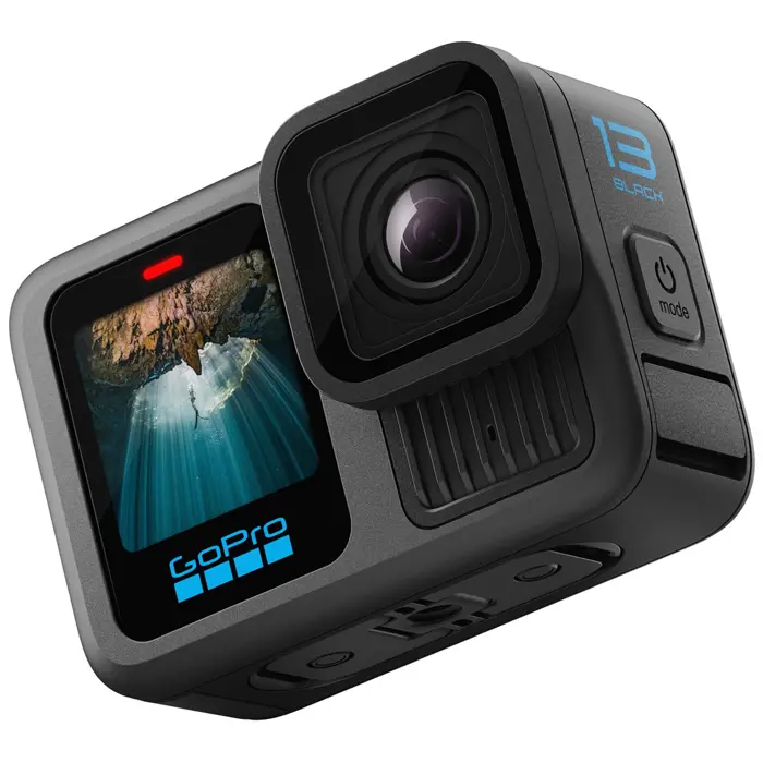 GoPro HERO13 BLACK action sports camera 27.6 MP 5.3K Ultra HD CMOS 25.4 / 1.9 mm (1 / 1.9") Wi-Fi 121 g