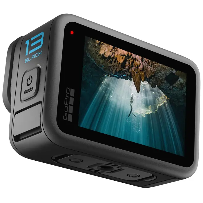 GoPro HERO13 BLACK action sports camera 27.6 MP 5.3K Ultra HD CMOS 25.4 / 1.9 mm (1 / 1.9") Wi-Fi 121 g