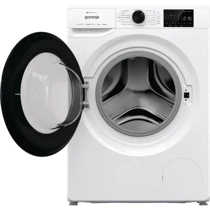 gorenje WPNEI84A1TS, washing machine white/black, ConnectLife, Wi-Fi