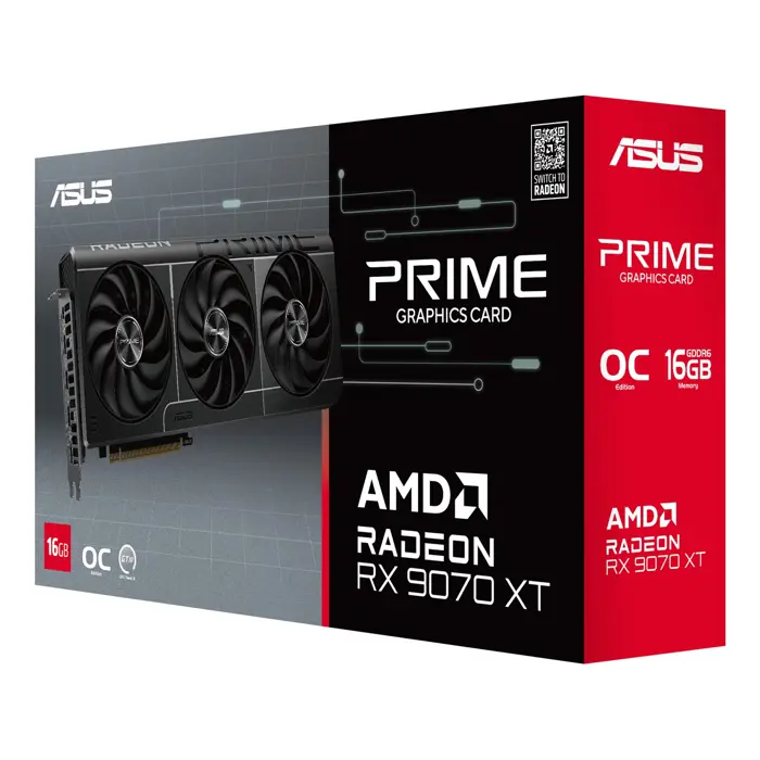 Grafička ASUS PRIME RX 9070XT 16GB, PRIME-RX9070XT-O16G