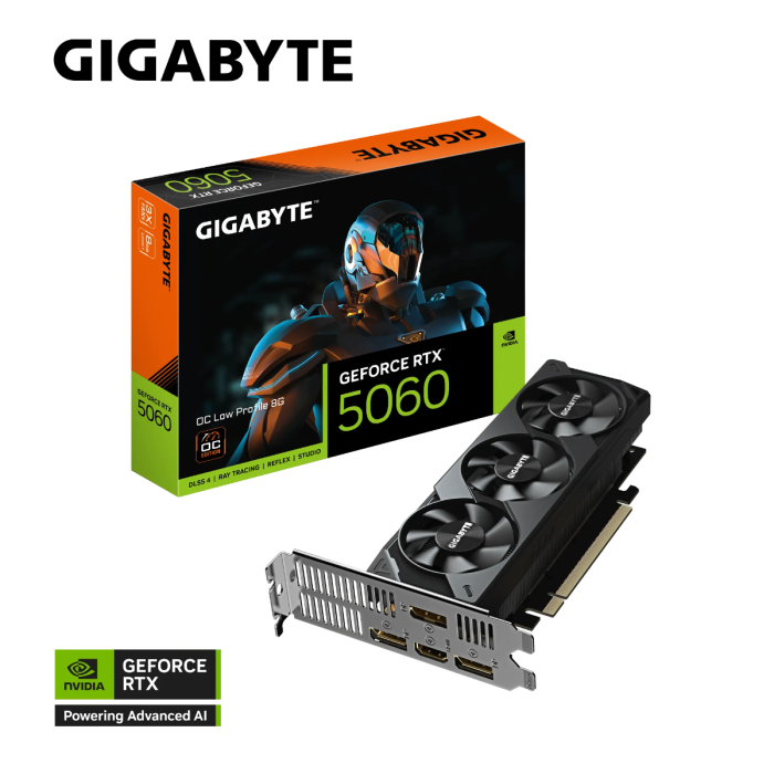 Grafička kartica GIGABYTE GeForce RTX 5060 OC Low Profile 8G, 8GB GDDR6, PCI-E 4.0