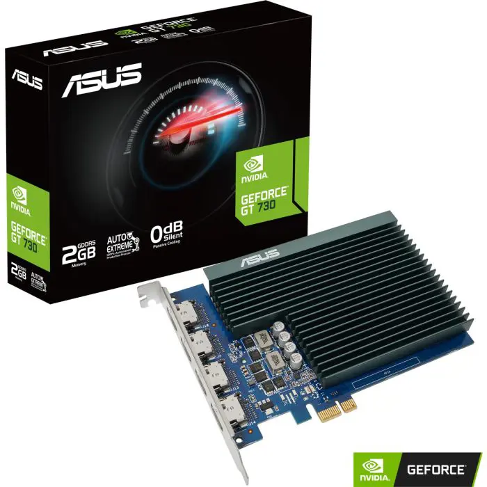 Graphics card ASUS GeForce GT 730 HDMIx4, 2GB GDDR5, PCI-E 2.0