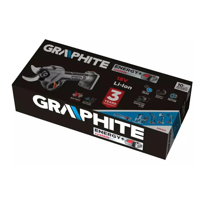 Graphite Energy+ 18V Li-Ion brushless pruner without battery