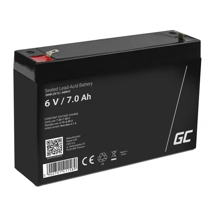 Green Cell AGM12 Radio-Controlled (RC) model part/accessory Battery