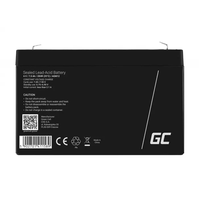 Green Cell AGM12 Radio-Controlled (RC) model part/accessory Battery