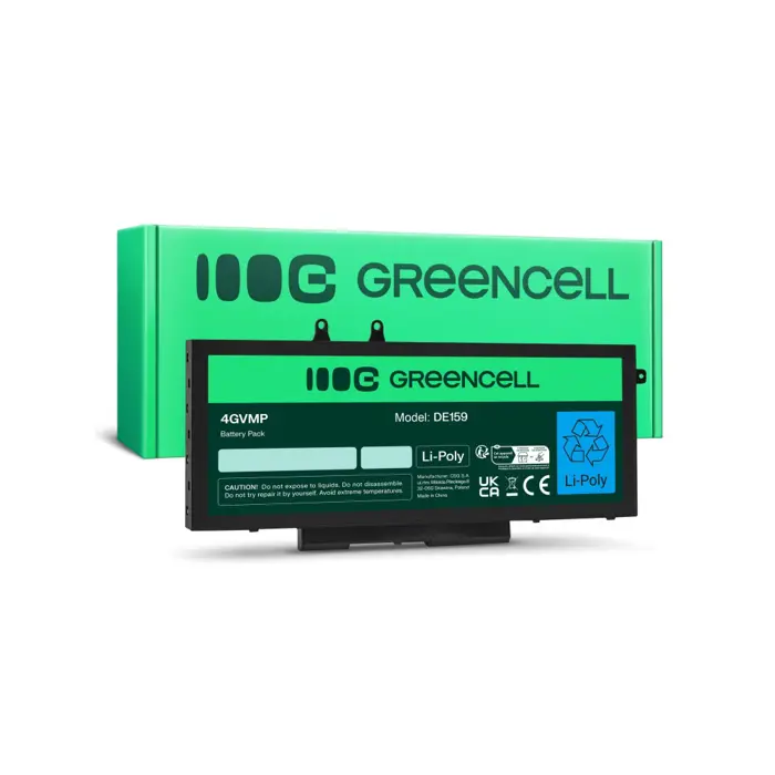 Green Cell (DE159) baterija 4GVMP 8000mAh, 7.4V za Dell Latitude 5400 5410 5500 5510 Precision 3540 3550
