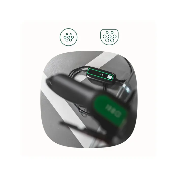 Green Cell (EV16) 3.6kW, 10/16A Schuko - Tip 2 mobilni punjač za punjenje električnih vozila i Plug-In hibrida 5m