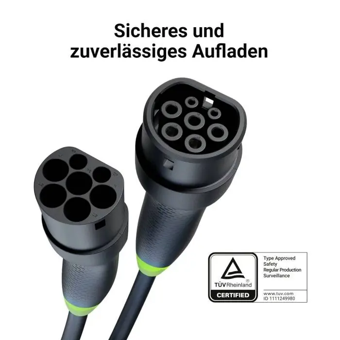 Green Cell EVKABGC01 electric vehicle charging cable Black Type 2 3 5 m
