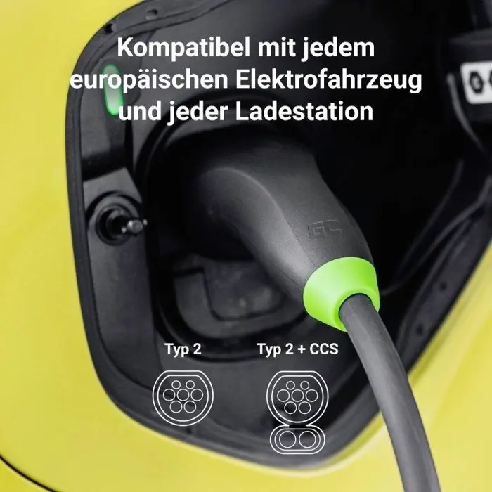 Green Cell EVKABGC03 electric vehicle charging cable Black Type 2 3 5 m