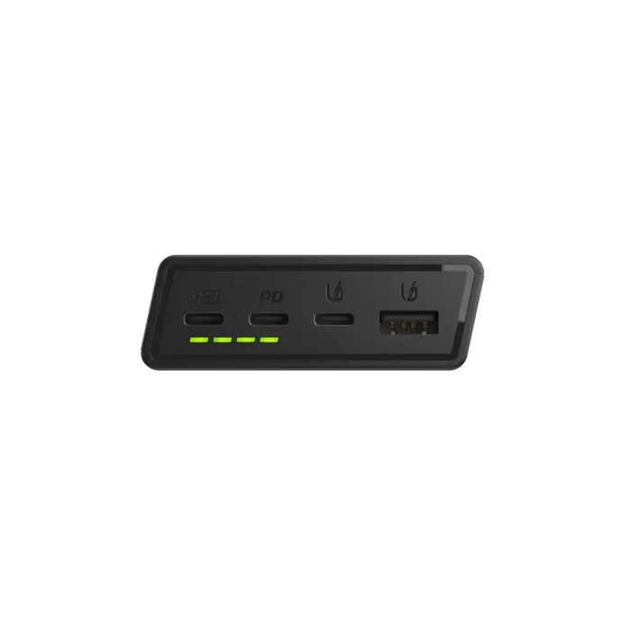 Green Cell GC PowerPlay 20S powerbank 20000mAh 22.5W PD USB-C, 3x USB-C, USB-A, Fast Charging, crni
