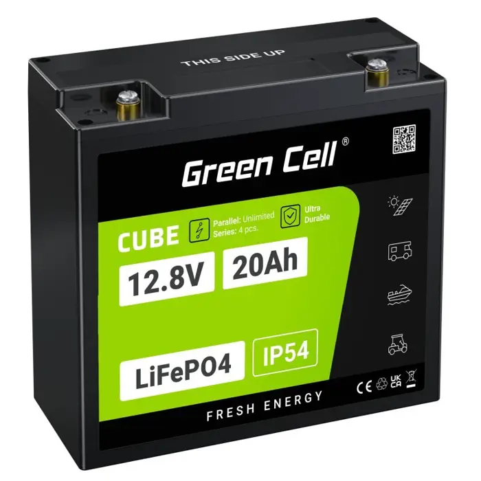 Green Cell LFPGC12V20AH UPS battery Lithium Iron Phosphate (LiFePO4) 12.8 V 20 Ah