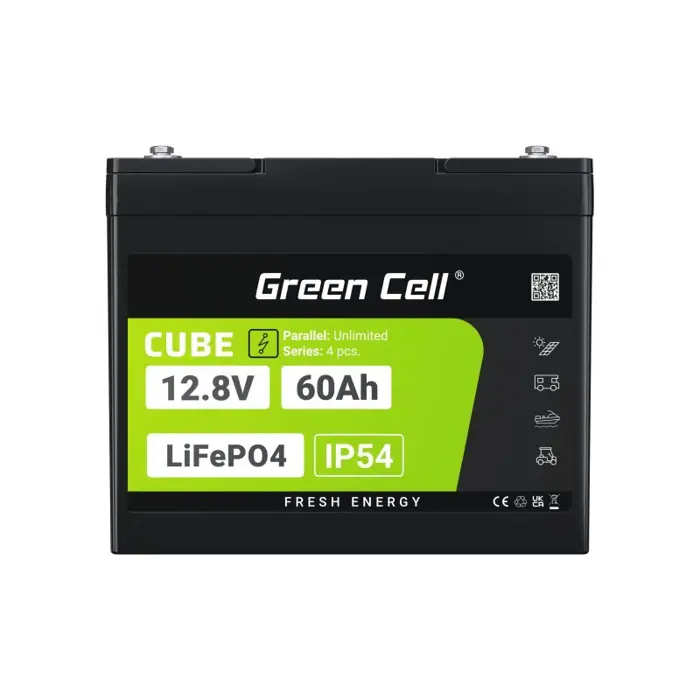Green Cell LFPGC12V60AH UPS battery Lithium Iron Phosphate (LiFePO4) 12.8 V 60 Ah