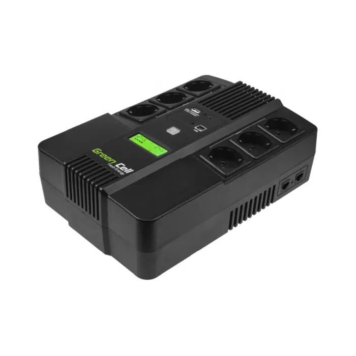 Green Cell UPS AiO 800VA/480W, Line Interactive AVR, LCD