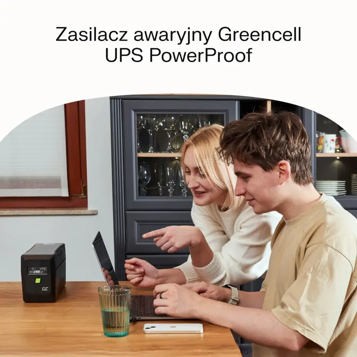 GREEN CELL UPS POWERPROOF 360W/650VA MOD. SINE