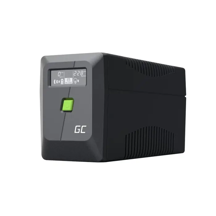 Green Cell UPS (UPSLM480) 850VA/480W, Modified sine wave, Line Interactive AVR, LCD