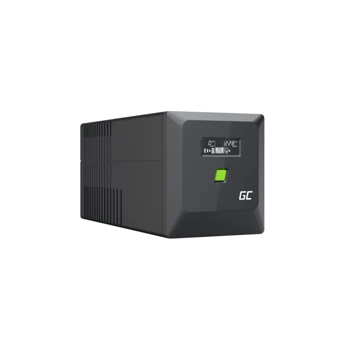 Green Cell UPS (UPSLP700) 1000VA/700W, Pure sine wave, Line Interactive AVR, PowerProof with LCD