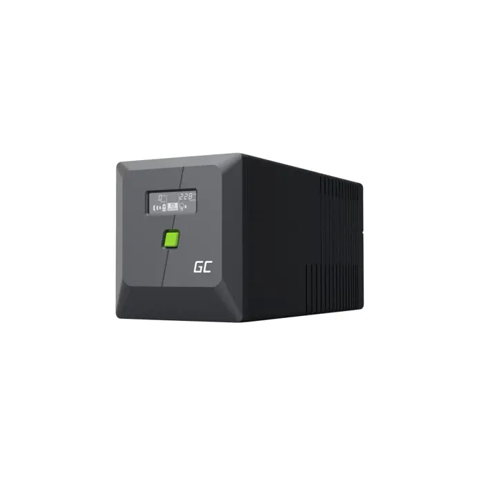 Green Cell UPS (UPSLP700) 1000VA/700W, Pure sine wave, Line Interactive AVR, PowerProof with LCD