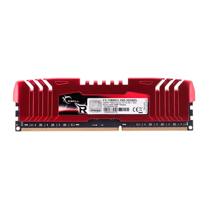 G.Skill 32GB DDR3-1600 CL10 RipjawsZ memory module 4 x 8 GB 1600 MHz