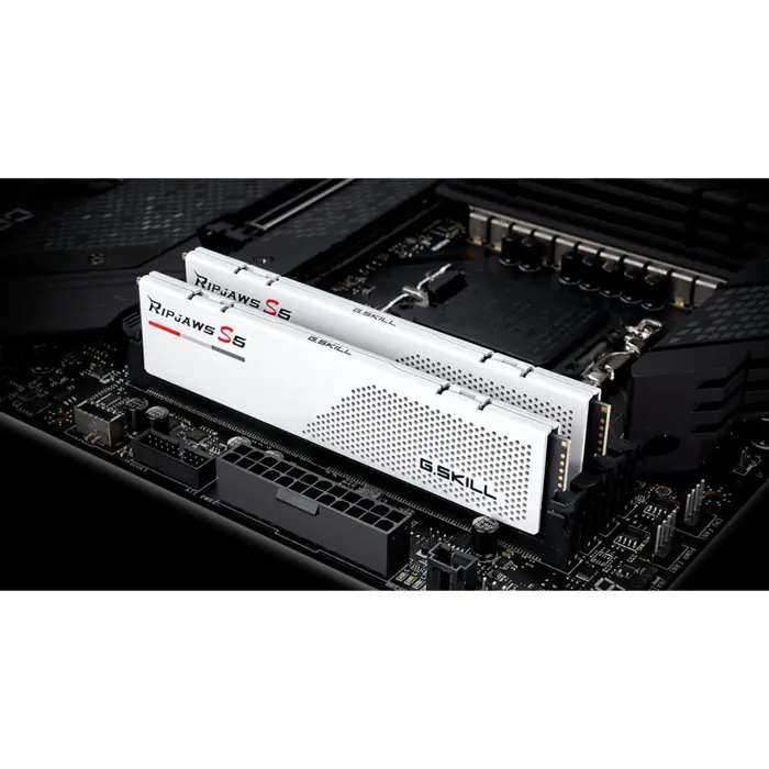 G.Skill DDR5 - 32GB - 5600 - CL - 40 Ripjaws S5 white Dual Kit - F5-5600J4040C16GX2-RS5W