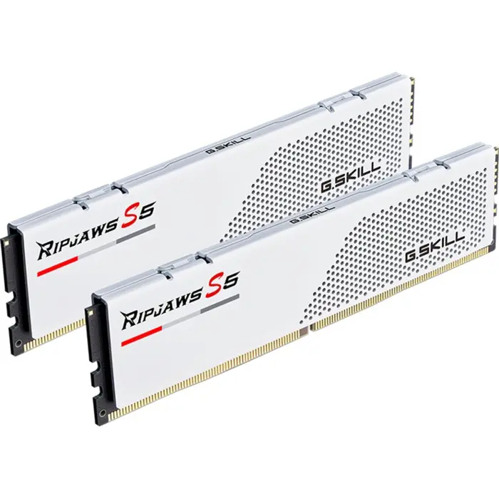 G.Skill DDR5 - 32GB - 5600 - CL - 40 Ripjaws S5 white Dual Kit - F5-5600J4040C16GX2-RS5W