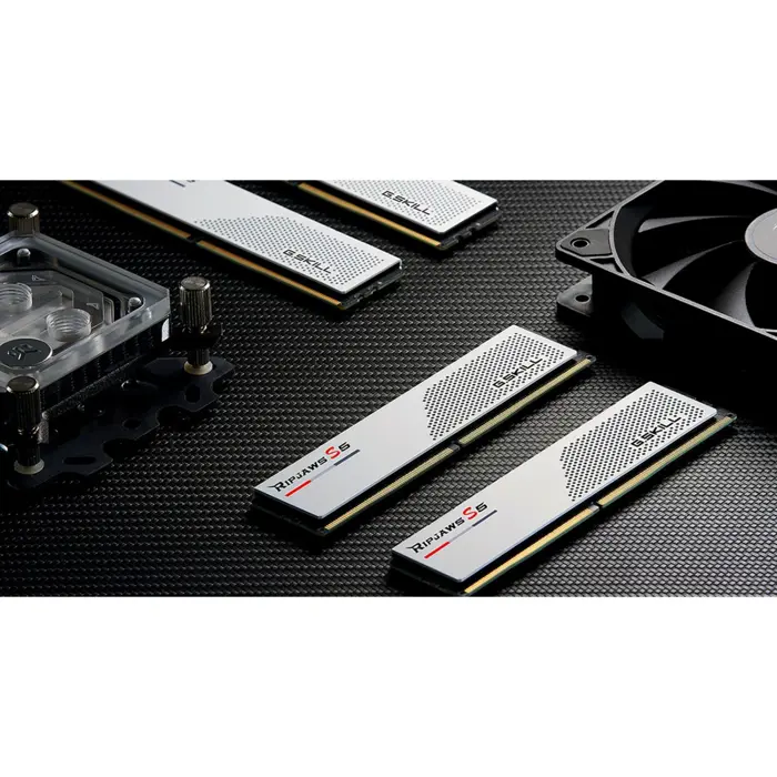 G.Skill DDR5 - 32GB - 5600 - CL - 40 Ripjaws S5 white Dual Kit - F5-5600J4040C16GX2-RS5W