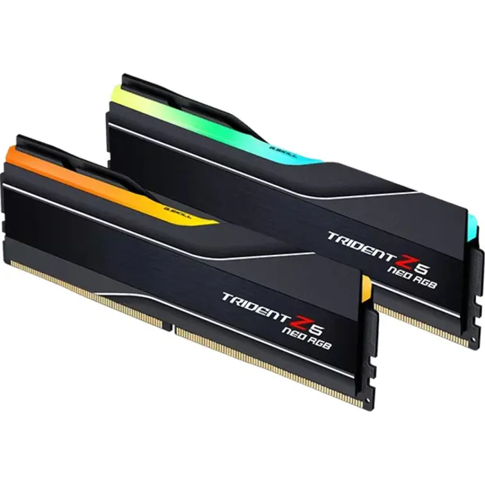 G.Skill DDR5 - 32GB - 6400 - CL - 30 (2x 16 GB) dual kit (black, F5-6400J3039G16GX2-TZ5NR, Trident Z5 Neo RGB, AMD EXPO)
