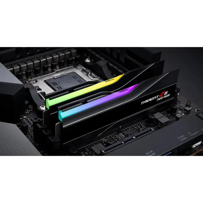 G.Skill DDR5 - 32GB - 6400 - CL - 30 (2x 16 GB) dual kit (black, F5-6400J3039G16GX2-TZ5NR, Trident Z5 Neo RGB, AMD EXPO)
