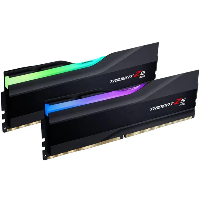 G.Skill DDR5 32GB - 7600 - CL - 36 - Dual-Kit - DIMM, F5-7600J3646G16GX2-TZ5RK, Trident Z5 RGB, XMP, black