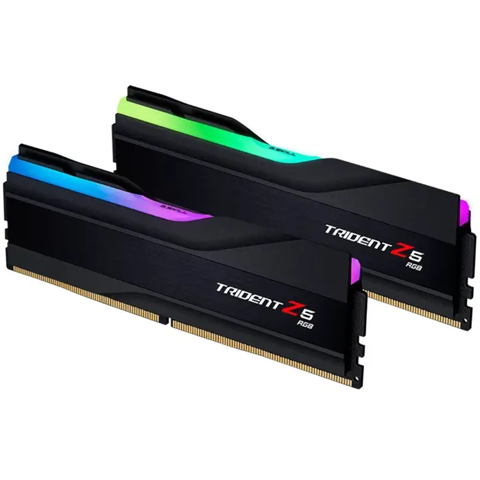 G.Skill DDR5 32GB - 7600 - CL - 36 - Dual-Kit - DIMM, F5-7600J3646G16GX2-TZ5RK, Trident Z5 RGB, XMP, black