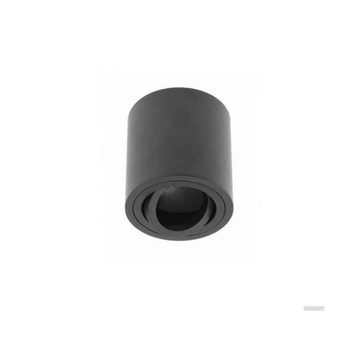 GTV ceiling lamp AVEIRO BIS 1xGU10 230V IP20 round, black