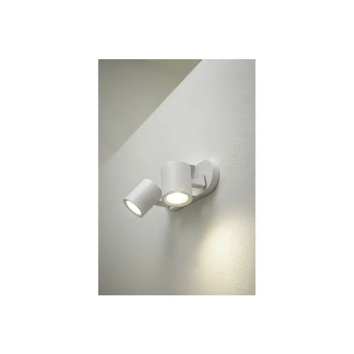 GTV Ceiling lamp BLINK II, max. 250V, 50/60 Hz, GU10, max. 20W*2, IP20, double, white