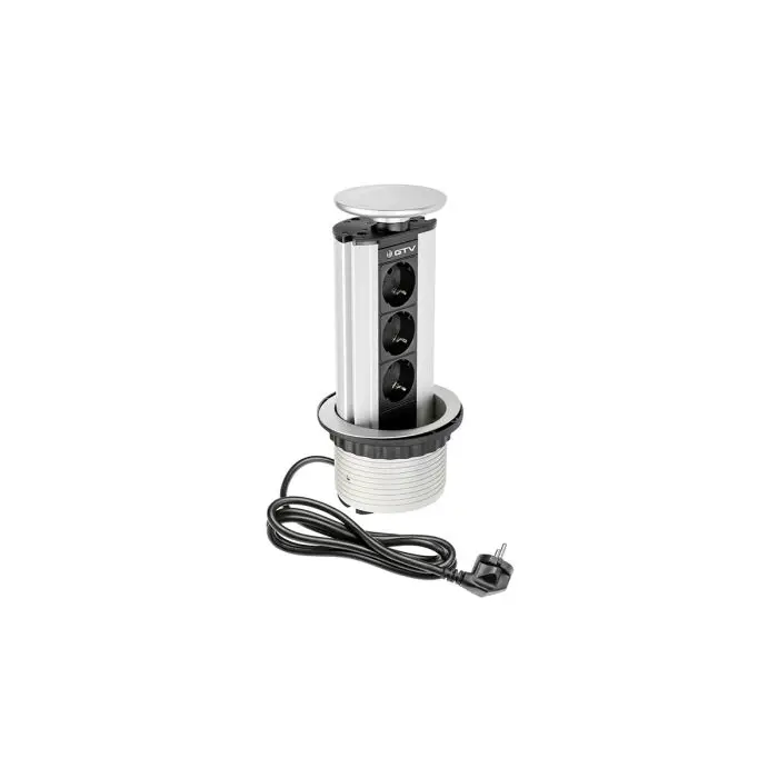 GTV immersion socket 3x 230V, Ø100mm