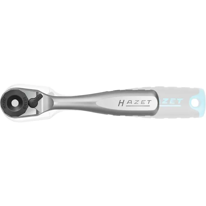 Hazet bit reversible ratchet solid steel 863MB, 1/4 (operating angle 6, spring lock)