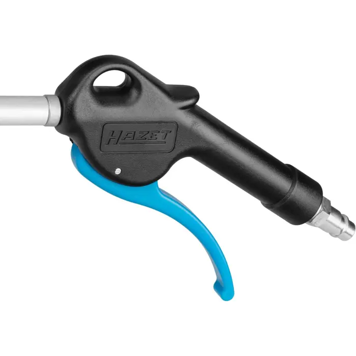 Hazet blow gun 9040LG-3/2, long, blow tool (black/blue, with Venturi nozzle, 90 side nozzle)