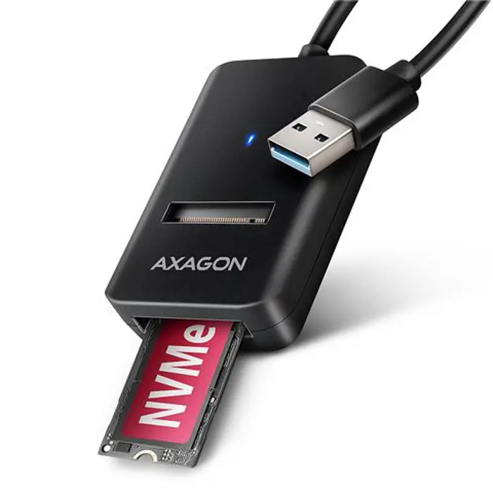 HDD DOD Ladica SATA & NVMe -> USB-A 3.2 Gen2, ADM2-AM, AXA
