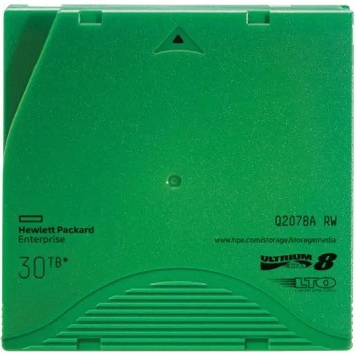 Hewlett Packard Enterprise LTO8 medium 12 TB, streamer medium (green)
