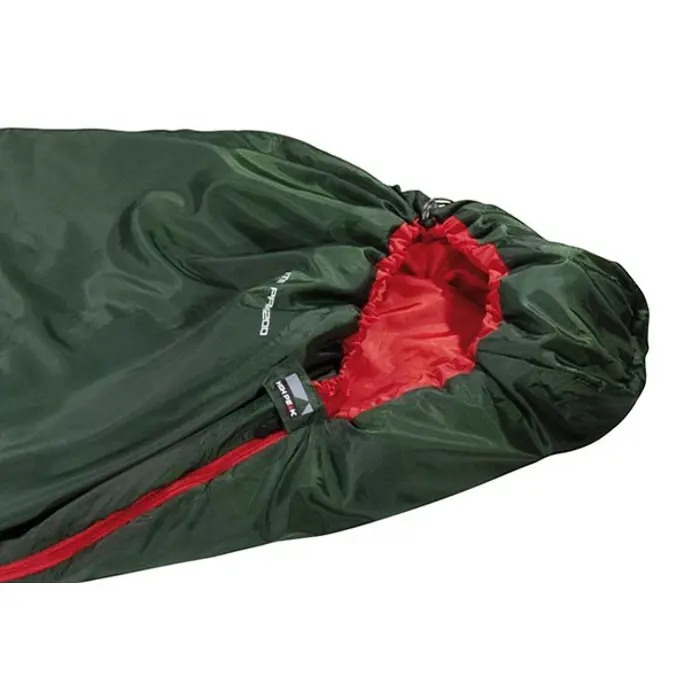 High Peak Lite Pak 1200 Mummy sleeping bag Polyester Green, Red