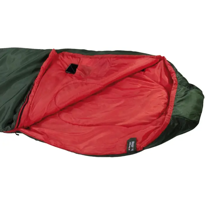 High Peak Lite Pak 1200, sleeping bag (green/red)