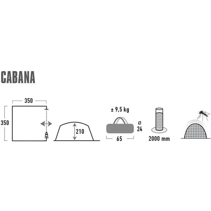 High Peak Pavilion Cabana - 14052
